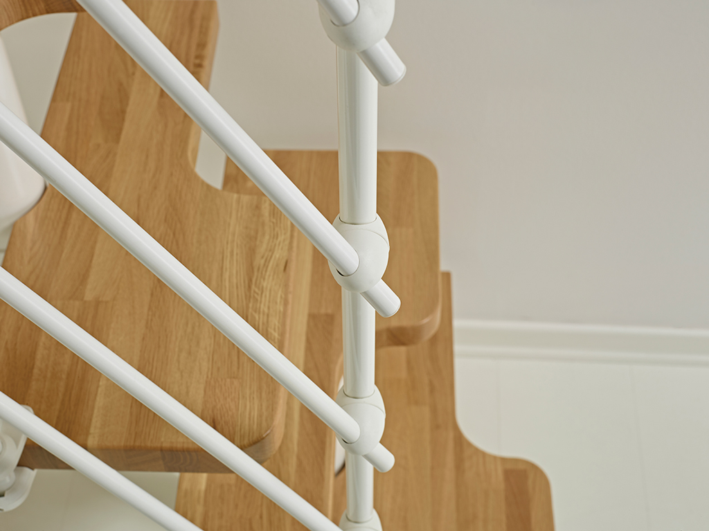 Oak30.XTRA - Metal, Steel and Wood Spiral Staircase - Fontanot